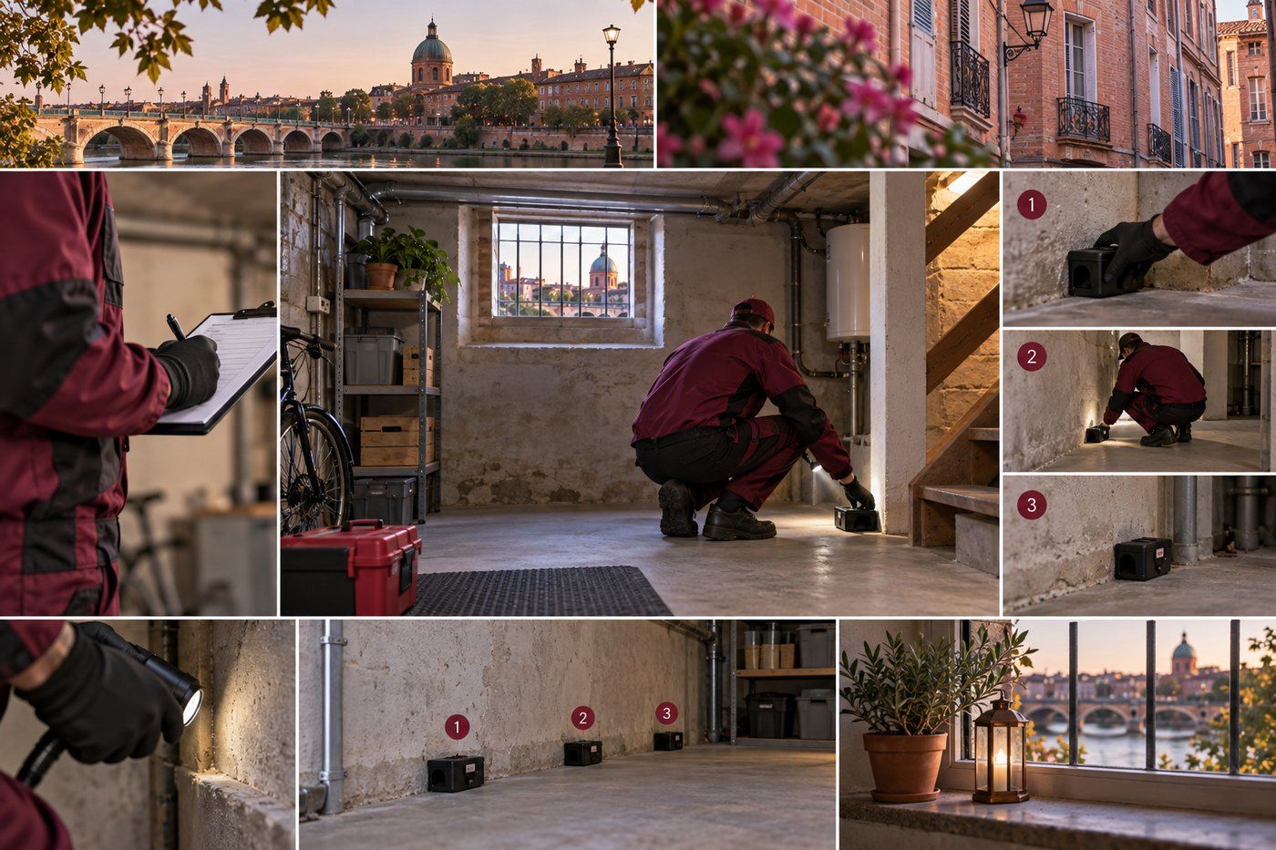 Les étapes d'une dératisation à Toulouse